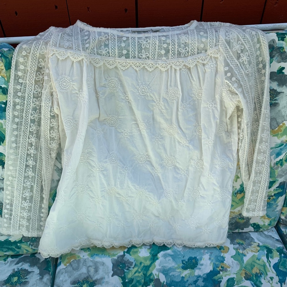 Hinge white top extra small
